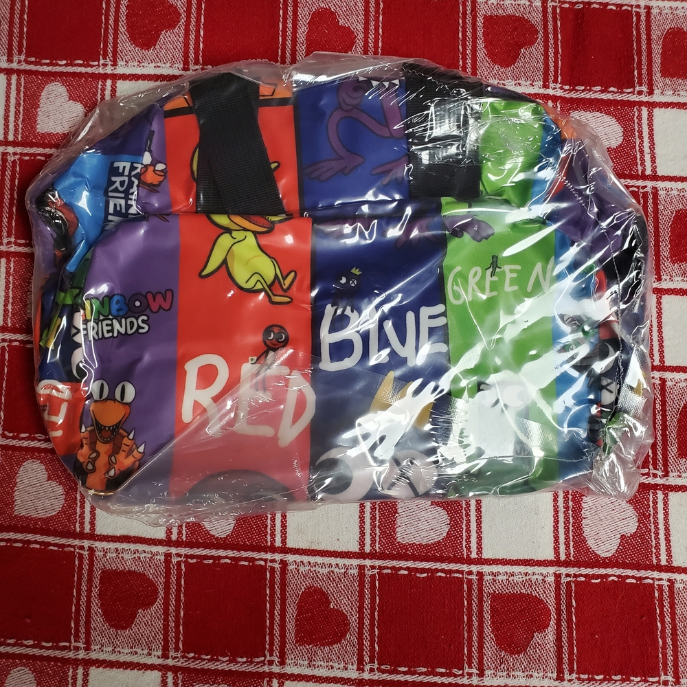 Rainbow Friends insulated lunch bag